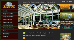 Desktop Screenshot of cal-sunrooms.com